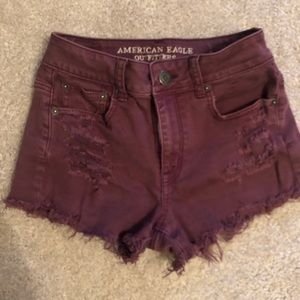 American eagle shorts- purple